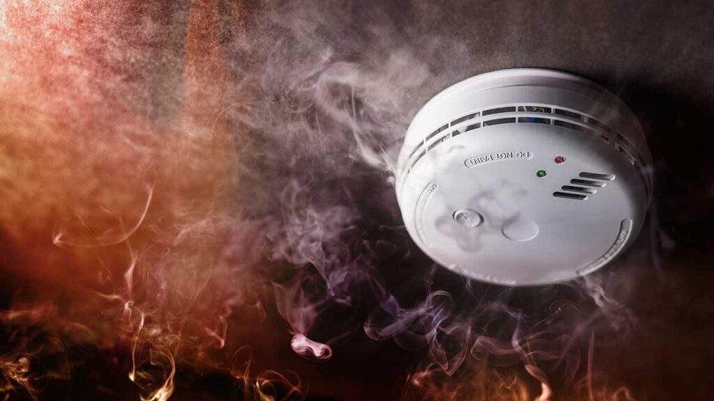 Wild Rose Area Fire District fleet and fire department household smoke alarm safety tips