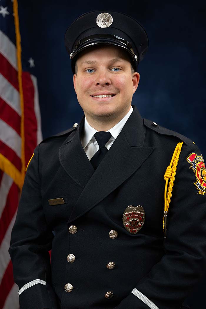Wild Rose Area Fire District fleet and fire department team 1st team captain Jacob