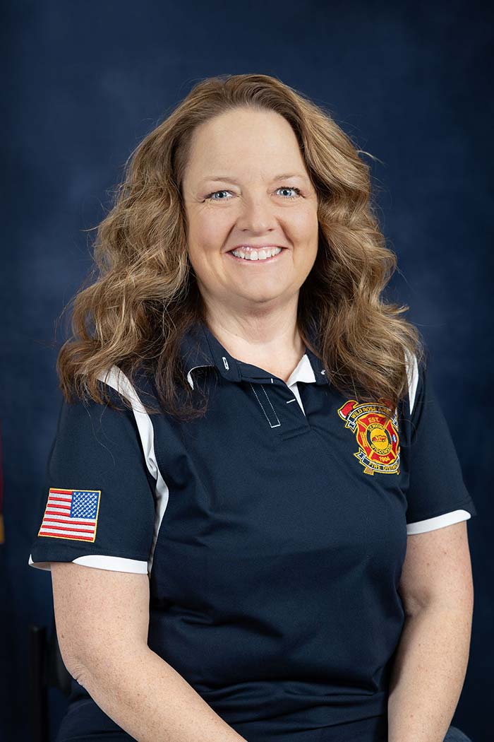 Wild Rose Area Fire District fleet and fire department team member auxiliary Kim