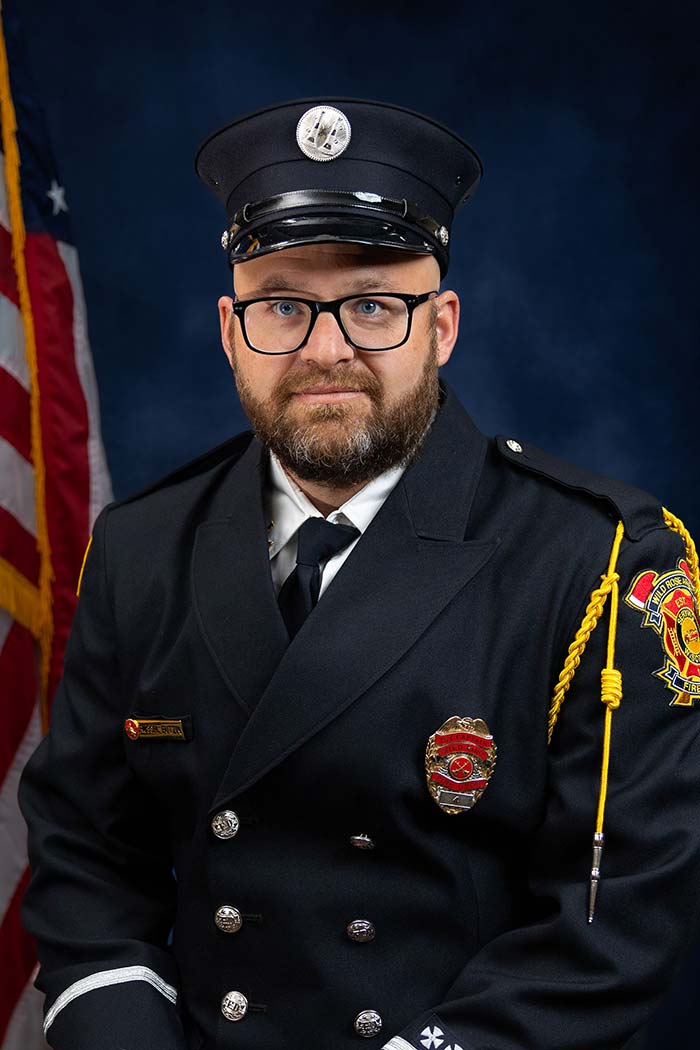 Wild Rose Area Fire District fleet and fire department team member firefighter Russel