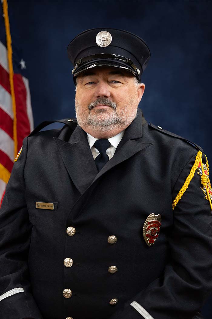 Wild Rose Area Fire District fleet and fire department team member firefighter James