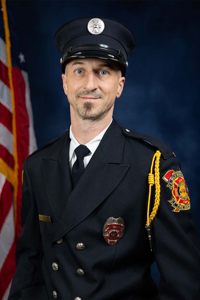 Wild Rose Area Fire District fleet and fire department team member firefighter Jerod