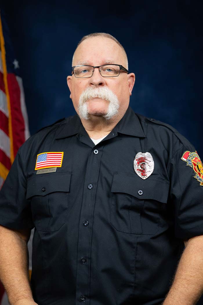 Wild Rose Area Fire District fleet and fire department team member firefighter David