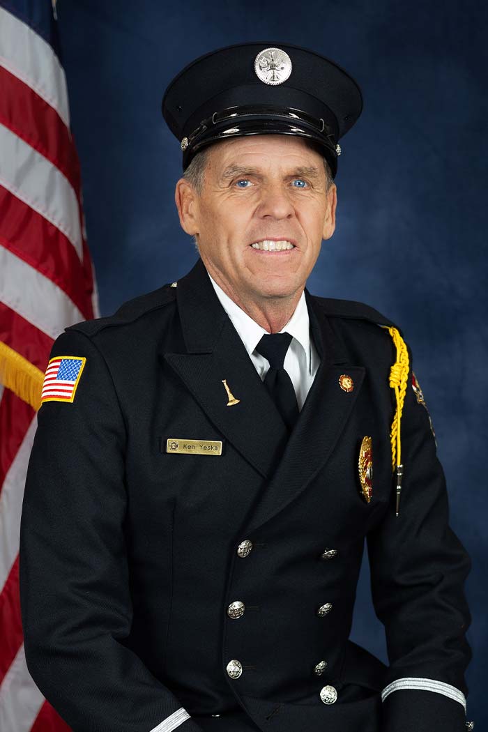 Wild Rose Area Fire District fleet and fire department team 1st 1st team lieutenant Ken
