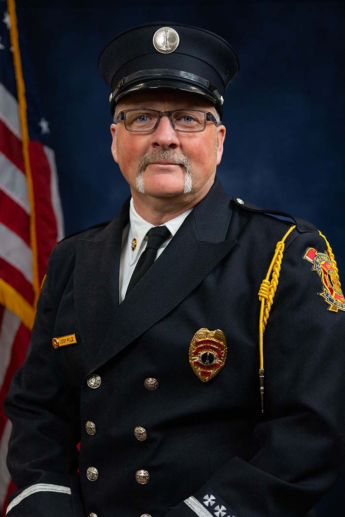Wild Rose Area Fire District fleet and fire department life member Jody